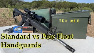 Standard vs Free Float Handguards [upl. by Ariahay232]