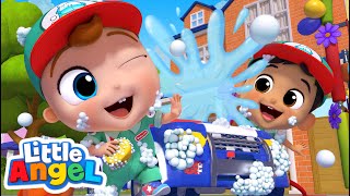 Welcome to My Carwash  Little Angel Kids Songs amp Nursery Rhymes [upl. by Persas759]