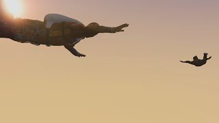 Lamar roasts Franklin but Franklin went skydiving  GTA 5 [upl. by Nadabb164]