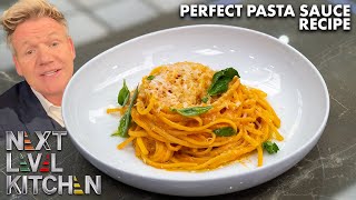 Gordon Ramsay Challenges a Next Level Chef Judge to Make Pasta SauceQuick [upl. by Hekker]