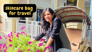 Skincare bag for travel ⁉️ favourite lip shades 💄 life updates and casual chit chat ☕️ tamil [upl. by Acirea]