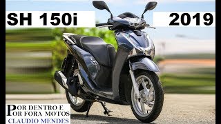 HONDA SH 150i 2019 COM MUITOS DETALHES [upl. by Vanna]