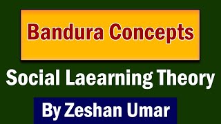 Bandura Social Learning Theory Observational theory  Selfefficacy Vicarious Learning [upl. by Enuj623]