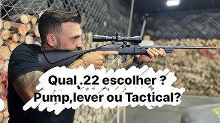 Qual 22 de escolher  Pump lever action ou Tactical [upl. by Jer]