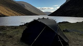 Wild camp at Ben Crom Mourne Mountains in the new Nortent Vern 1 [upl. by Artied]