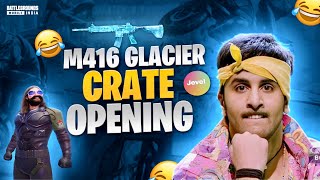 M416 GLACIER amp AKM CRATE OPENING AND UPGRADE BGMI JEVEL FUNNY jevel createopening m416 [upl. by Oralle499]