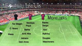 Ajax vs Barcelona Barcelona FULL SQUAD Champions League 20142015 [upl. by Ellenwad]