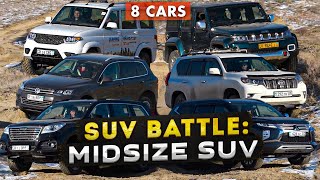 SUV Battle 2022 Midsize Chevrolet Toyota Mitsubishi Haval BAIC Volkswagen amp UAZ  Bremach [upl. by Eduam]