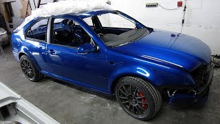 VolksWagen Jetta Mk4 Custom Coupe 4Motion R32 Twin Turbo Build Project [upl. by Oeak]