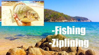 Ziplining and Multispecies Shore Fishing pt 4 [upl. by Bound]