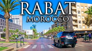 Driving in Rabat Morocco the most beautiful capital in Africa [upl. by Ititrefen]