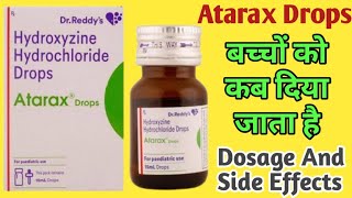 Atarax Drops  Hydroxyzine Hydrochloride Drops  Uses Dosage And Side Effects  बच्चों के Alergy [upl. by Notyalc]