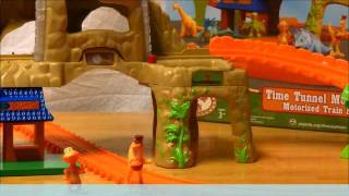 Dinosaur Train Time Tunnel Mountain Set Hands On Review [upl. by Koziel121]