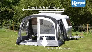 Kampa opblaasvoortent Pop air 290 [upl. by Barty]