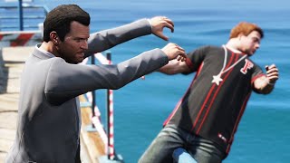 GTA 5 Shoving Pedestrians Episode 1 [upl. by Rozanne]