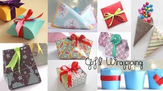 10 Fantastic Gift Wrap Ideas  Paper Crafts  Compilation [upl. by Tierza]