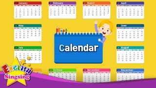 Kids vocabulary  Calendar  Months and Days  Learn English for kids  English educational video [upl. by Hattie]