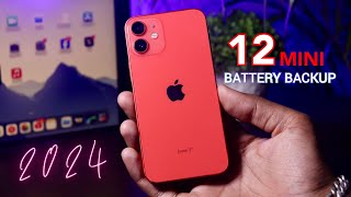 iPhone 12 Mini Battery Backup in 2024 😨  Bdhiya 👍🏻 ya Bekar 👎🏻 [upl. by Druci756]