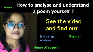 How to analyse a poem and understand it   Step by step [upl. by Ayaros57]