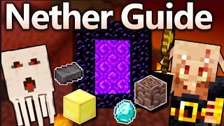 NEW Ultimate Minecraft Nether Guide 121  Nether Biomes Structures Netherite and More [upl. by Dahcir]