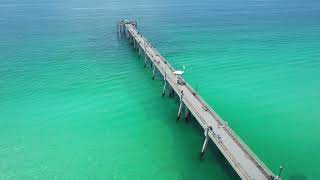 Okaloosa Island Fishing Pier in Okaloosa County DestinFort Walton Beach Florida [upl. by Ahsiema721]