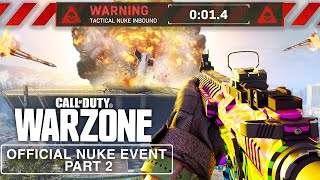 WARZONE NUKE EVENT PART 2 amp NEW VERDANSK 1984 GAMEPLAY Warzone Live Event [upl. by Ogg]