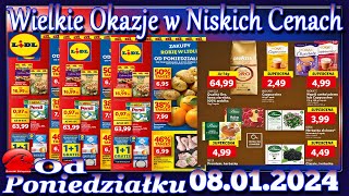 Lidl Nowa Gazetka Promocyjna od Poniedziałku 08012024 Najlepsze Okazje W Niskich Cenach [upl. by Nevaeh18]