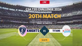 Warriors vs North West Dragons T20 Match Live CSA T20 Challenge 202425 [upl. by Macmahon]