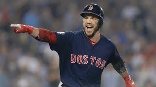 Steve Pearce Red Sox Highlights [upl. by Aihsekel]