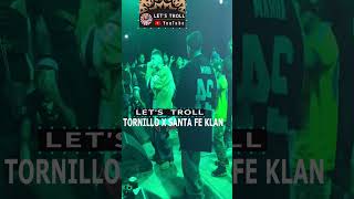 TORNILLO X SANTA FE KLAN  Un día todo se termina  en vivo [upl. by Anirod]