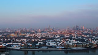 Timelapse video of London waking up to a blanket of snow [upl. by Herzog468]