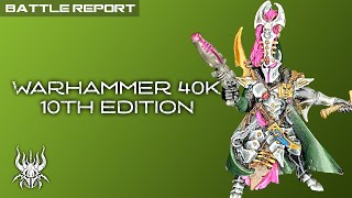 10th Edition 40k Drukhari vs Necrons Warhammer Battle Report  Skaredcast [upl. by Chrisman]