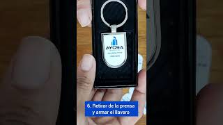 Tan solo 6 pasos para sublimar llaveros metálicos de manera exitosa 🔑🔑 [upl. by Toulon135]