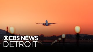 Stranded travelers react to delays cancelations at Detroit Metro Airport amid global tech outage [upl. by Millman575]