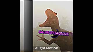 Saurophaganax Vs Jurassic carnivores battle dinosaur dinosaurbattle edit editing editing fyp [upl. by Lateh]