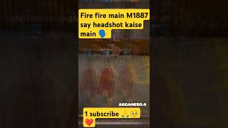 how to m1887 one tap headshot shorts trending [upl. by Minier606]