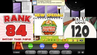 Papas Cheeseria  RANK 84  All Special Recipes Earning [upl. by Paske]