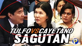 Sagutan ni Raffy Tulfo at Pia Cayetano with VP Sara Duterte sa senado [upl. by Nazus656]