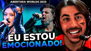 A MAIOR ABERTURA DA HISTORIA DO WORLDS  FINAL T1 X WEIBO  React Ilha das Lendas [upl. by Duvall684]