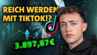 In 30 Tagen mit TikTok REICH werden SELBSTEXPERIMENT [upl. by Etteve]