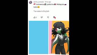 countryhumans genderband 🇮🇩🇵🇸🇲🇾🇷🇺 edit countryhumans indonesia palestine malaysia russia fyp [upl. by Natan]