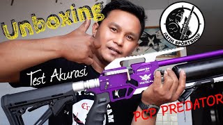 Unboxing dan Test Akurasi Pcp Predator Tactical CNC [upl. by Hcaz]