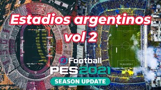 PesRealista Estadios Liga Argentina vol2 [upl. by Latricia]