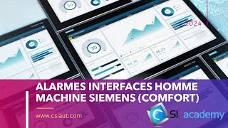 ALARMES INTERFACES HOMME MACHINE SIEMENS [upl. by Annayad]