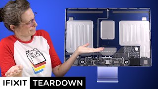 M3 iMac Teardown Apple’s Most Replaceable Battery [upl. by Collete748]