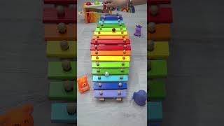 Satisfying Colored Balls 🌈 Xylophone 🎵 Marble run satisfying xylophone marblerun [upl. by Randell]