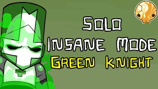 Castle Crashers  Solo Insane Mode as Green Knight No Deaths [upl. by Nunes358]