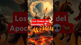 Los Cuatro Jinetes del Apocalipsis mitologia jinetesdelapocalipsis biblia históriasbíblicas fyp [upl. by Aihsetan]