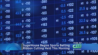 SugarHouse Casino Sportsbook Officially Open For Business [upl. by Toms]