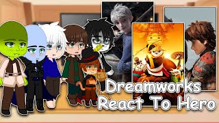 Dreamworks Hero React to Hero DreamWorks Gacha Club  Full Video [upl. by Colfin719]